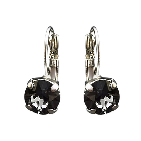 Earrings "Splendor (Silver Night)" with Swarovski™ crystals
